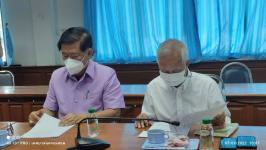 ทน.แม่สอด เข้าร่วมประชุมการจัดเตรียมงานพิธีวางศิลาฤกษ์ก่อสร้างฐานพระบรมรูปสมเด็จพระเจ้าตากสินมหาราช(ทรงม้า)