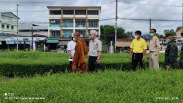 ทน.แม่สอด เข้าร่วมการจัดเตรียมสถานที่ เพื่อจัดพิธีวางศิลาฤกษ์ อนุสาวรีย์สมเด็จพระเจ้าตากสินมหาราช 