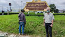 ทน.แม่สอด เข้าร่วมการจัดเตรียมสถานที่ เพื่อจัดพิธีวางศิลาฤกษ์ อนุสาวรีย์สมเด็จพระเจ้าตากสินมหาราช 