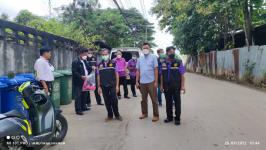 ทน.แม่สอด ร่วมกับ กรมโยธาธิการและผังเมือง ลงพื้นที่รังวัดสำรวจโครงการก่อสร้างถนนพร้อมวางท่อระบายน้ำ ชุมชนสองแคว 1 และสองแคว 2 