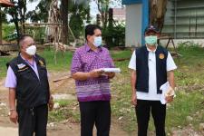 ทน.แม่สอด ร่วมกับ กรมโยธาธิการและผังเมือง ลงพื้นที่ติดตามความคืบหน้างานก่อสร้างพระตำหนักสมเด็จพระนเรศวรมหาราช และศาลหลักเมือง อำเภอแม่สอด จังหวัดตาก