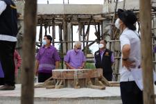 ทน.แม่สอด ร่วมกับ กรมโยธาธิการและผังเมือง ลงพื้นที่ติดตามความคืบหน้างานก่อสร้างพระตำหนักสมเด็จพระนเรศวรมหาราช และศาลหลักเมือง อำเภอแม่สอด จังหวัดตาก