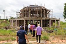 ทน.แม่สอด ร่วมกับ กรมโยธาธิการและผังเมือง ลงพื้นที่ติดตามความคืบหน้างานก่อสร้างพระตำหนักสมเด็จพระนเรศวรมหาราช และศาลหลักเมือง อำเภอแม่สอด จังหวัดตาก