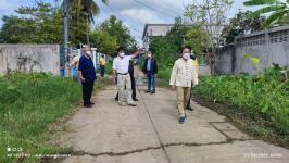 ทน.แม่สอด บูรณาการร่วมกับ อบต.แม่ปะ และกรมโยธาธิการและผังเมือง        ลงพื้นที่สำรวจโครงการก่อสร้างถนนคอนกรีตเสริมเหล็กพร้อมวางท่อระบายน้ำ ชุมชนตาลเดี่ยว ชุมชนสักทอง และชุมชนมณีไพรสณฑ์ 