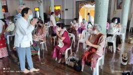 ทน.แม่สอด โดยคลินิกชุมชนอบอุ่นฯ จัดโครงการ “เข้าพรรษา ชีวาสดใส ห่างไกลโรคร้าย” วัดซอนน่าด่าน (วัดหลวง) 