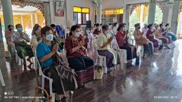ทน.แม่สอด โดยคลินิกชุมชนอบอุ่นฯ จัดโครงการ “เข้าพรรษา ชีวาสดใส ห่างไกลโรคร้าย” วัดซอนน่าด่าน (วัดหลวง) 