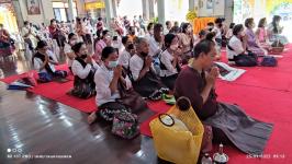 ทน.แม่สอด โดยคลินิกชุมชนอบอุ่นฯ จัดโครงการ “เข้าพรรษา ชีวาสดใส ห่างไกลโรคร้าย” วัดซอนน่าด่าน (วัดหลวง) 