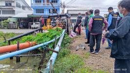 ทน.แม่สอด ลงพื้นที่ติดตามสถานการณ์น้ำในพื้นที่เขตเทศบาลนครแม่สอดหลังมีฝนตกหนักอย่างต่อเนื่อง