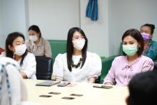 ปลัดเทศบาลนครแม่สอด ​กล่าวต้อนรับให้โอวาทข้าราชการ และพนักงานบรรจุใหม่ ตำแหน่งสายงานต่างๆ