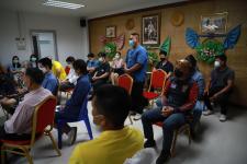 ปลัดเทศบาลนครแม่สอด ​กล่าวต้อนรับให้โอวาทข้าราชการ และพนักงานบรรจุใหม่ ตำแหน่งสายงานต่างๆ