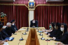 คณะผู้บริหารกล่าวต้อนรับมอบนโยบายข้าราชการ และพนักงานบรรจุใหม่ ตำแหน่งสายงานต่างๆ