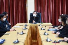 คณะผู้บริหารกล่าวต้อนรับมอบนโยบายข้าราชการ และพนักงานบรรจุใหม่ ตำแหน่งสายงานต่างๆ