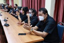 คณะผู้บริหารกล่าวต้อนรับมอบนโยบายข้าราชการ และพนักงานบรรจุใหม่ ตำแหน่งสายงานต่างๆ