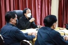 คณะผู้บริหารกล่าวต้อนรับมอบนโยบายข้าราชการ และพนักงานบรรจุใหม่ ตำแหน่งสายงานต่างๆ