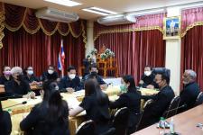 คณะผู้บริหารกล่าวต้อนรับมอบนโยบายข้าราชการ และพนักงานบรรจุใหม่ ตำแหน่งสายงานต่างๆ