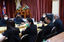 คณะผู้บริหารกล่าวต้อนรับมอบนโยบายข้าราชการ และพนักงานบรรจุใหม่ ตำแหน่งสายงานต่างๆ