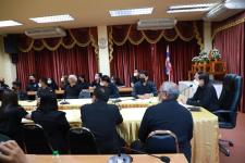 คณะผู้บริหารกล่าวต้อนรับมอบนโยบายข้าราชการ และพนักงานบรรจุใหม่ ตำแหน่งสายงานต่างๆ