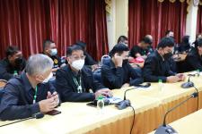 คณะผู้บริหารกล่าวต้อนรับมอบนโยบายข้าราชการ และพนักงานบรรจุใหม่ ตำแหน่งสายงานต่างๆ