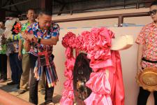 เทศบาลนครแม่สอด จัดขบวนแห่สงกรานต์ ประจำปี 2561 เพื่อสืบสานประเพณีและวัฒนธรรมอันดีงามของไทย 16 เมษายน 2561