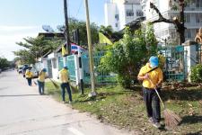 ทน.แม่สอด จัดกิจกรรมจิตอาสาบำเพ็ญสาธารณประโยชน์ เนื่องในวันคล้ายวันสวรรคตของพระบาทสมเด็จพระบรมชนกาธิเบศร มหาภูมิพลอดุลยเดชมหาราช บรมนาถบพิตร