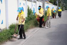 ทน.แม่สอด จัดกิจกรรมจิตอาสาบำเพ็ญสาธารณประโยชน์ เนื่องในวันคล้ายวันสวรรคตของพระบาทสมเด็จพระบรมชนกาธิเบศร มหาภูมิพลอดุลยเดชมหาราช บรมนาถบพิตร