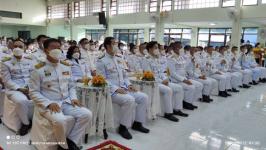 ร่วมพิธีทำบุญตักบาตรถวายพระราชกุศล พระบาทสมเด็จพระบรมชนกาธิเบศร มหาภูมิพลอดุลยเดชมหาราช บรมนาถบพิตร เนื่องในวันคล้ายวันสวรรคต 13 ตุลาคม 2565 