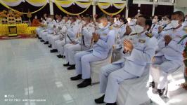 ร่วมพิธีทำบุญตักบาตรถวายพระราชกุศล พระบาทสมเด็จพระบรมชนกาธิเบศร มหาภูมิพลอดุลยเดชมหาราช บรมนาถบพิตร เนื่องในวันคล้ายวันสวรรคต 13 ตุลาคม 2565 