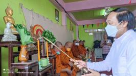 ทน.แม่สอด ร่วมพิธีทำบุญอาคารที่ทำการชุมชนจ๊อกจอสามัคคี เขตเทศบาลนครแม่สอด