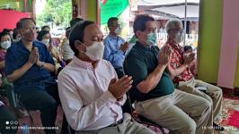 ทน.แม่สอด ร่วมพิธีทำบุญอาคารที่ทำการชุมชนจ๊อกจอสามัคคี เขตเทศบาลนครแม่สอด