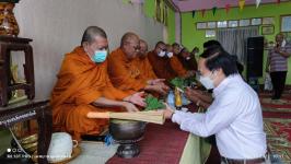 ทน.แม่สอด ร่วมพิธีทำบุญอาคารที่ทำการชุมชนจ๊อกจอสามัคคี เขตเทศบาลนครแม่สอด