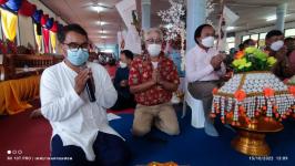 ทน.แม่สอด ร่วมพิธีทอดกฐินสามัคคีวัดบุญญาวาส เขตเทศบาลนครแม่สอด