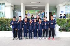 ทน.แม่สอด ร่วมแสดงความยินดีกับนางสาวสุชญา คำแดงดี ร.ร.กีฬาเทศบาลนครแม่สอด คว้าเหรียญเงิน วิ่งผลัดเมดเลย์ ทีมชาติไทยในการแข่งขัน Asian U18 Youth Athletics Championships 2022