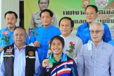 ทน.แม่สอด ร่วมแสดงความยินดีกับนางสาวสุชญา คำแดงดี ร.ร.กีฬาเทศบาลนครแม่สอด คว้าเหรียญเงิน วิ่งผลัดเมดเลย์ ทีมชาติไทยในการแข่งขัน Asian U18 Youth Athletics Championships 2022