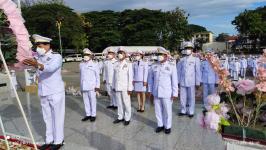 ทน.แม่สอด ร่วมพิธีวางพวงมาลาถวายราชสักการะพระบาทสมเด็จพระจุลจอมเกล้าเจ้าอยู่หัว รัชกาลที่ ๕ "วันปิยมหาราช“ เนื่องในวันคล้ายวันสวรรคต