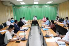 ทน.แม่สอด ประชุมติดตามความคืบหน้างานต่างๆ ของแต่ละกองงาน เทศบาลนครแม่สอด 