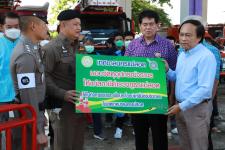 ทน.แม่สอด มอบวัสดุอุปกรณ์จราจรให้แก่สถานีตำรวจภูธรแม่สอด