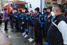 ทน.แม่สอด มอบวัสดุอุปกรณ์จราจรให้แก่สถานีตำรวจภูธรแม่สอด