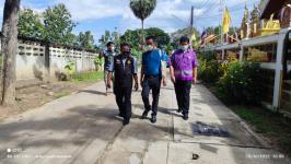 ทน.แม่สอด ลงพื้นที่ตรวจงานก่อสร้างปรับปรุงพื้นผิวถนน ชุมชนสักทอง เขตเทศบาลนครแม่สอด