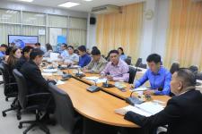 เทศบาลนครแม่สอด จัดการประชุมคณะผู้บริหารและหัวหน้าส่วนราชการเทศบาลนครแม่สอด