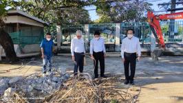 ทน.แม่สอด ลงพื้นที่ติดตามการปรับปรุงที่จอดรถ และภูมิทัศน์เทศบาลนครแม่สอด