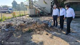 ทน.แม่สอด ลงพื้นที่ติดตามการปรับปรุงที่จอดรถ และภูมิทัศน์เทศบาลนครแม่สอด