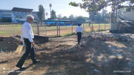 ทน.แม่สอด ลงพื้นที่ติดตามการปรับปรุงที่จอดรถ และภูมิทัศน์เทศบาลนครแม่สอด