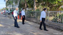 ทน.แม่สอด ลงพื้นที่ติดตามการปรับปรุงที่จอดรถ และภูมิทัศน์เทศบาลนครแม่สอด