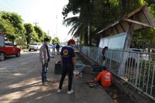 ทน.แม่สอด ลงพื้นที่ติดตามการปรับปรุงที่จอดรถ และภูมิทัศน์เทศบาลนครแม่สอด