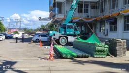 ทน.แม่สอด ลงพื้นที่ติดตามการปรับปรุงที่จอดรถและภูมิทัศน์เทศบาลนครแม่สอด