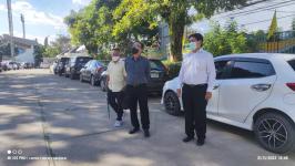 ทน.แม่สอด ลงพื้นที่ติดตามการปรับปรุงที่จอดรถและภูมิทัศน์เทศบาลนครแม่สอด