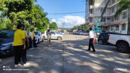 ทน.แม่สอด ลงพื้นที่ติดตามการปรับปรุงที่จอดรถและภูมิทัศน์เทศบาลนครแม่สอด