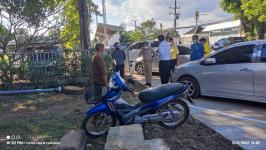 ทน.แม่สอด ลงพื้นที่ติดตามการปรับปรุงที่จอดรถและภูมิทัศน์เทศบาลนครแม่สอด