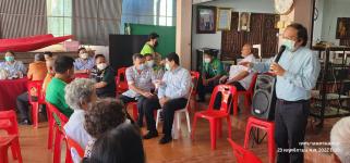 ทน.แม่สอด ร่วมกิจกรรมผู้สูงอายุพร้อมประชุมประจำเดือน พฤศจิกายน 2565 ชุมชนประชารักษ์ 