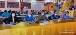 ทน.แม่สอด ร่วมประชุมคณะกรรมการจัดงานพิธีพระราชทานเพลิงศพ พระราชวีรากร (วิเชียร ฐานวโร) อดีตเจ้าคณะจังหวัดตาก และอดีตเจ้าอาวาสวัดตรีรัตนาราม 